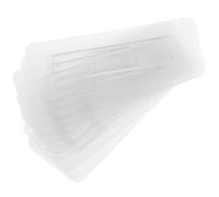 Zerodeko Ganci Adesivi per Parete 20 Pezzi in Plastico Trasparente, Design Autoadesivo, per Appendere Robe e Asciugamani su Superfici Piane Varie