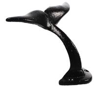 Zerodeko Gancio da Garage in Ghisa a Parete a Coda di Balena Gancio Porta Attrezzi da Giardino Resistente per Organizzazione Garage e Utensili Pesanti Supporto per Rastrelli e Scope