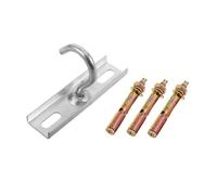 Zerodeko Gancio Multifunzionale Accessori Per Ventilatori a Soffitto Ganci Del Soffitto Pesante Ganci Per Plafoniera Gancio Per Fioriera Da Appendere Ferro Da Stiro Argento