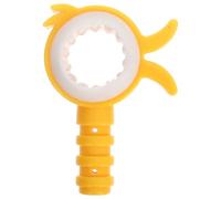 Zerodeko Gancio per Asta Cieca in Plastica Gialla Leggero e Preciso, Strumento di Apertura per Finestre a Soffietto e Scorrevoli, per Case e Uffici
