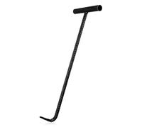 Zerodeko Gancio T in Acciaio Resistente alla Piegatura e Portatile per Sollevare Chiusini di Tombini, per Cortili e Frutteti, Strumento Robusto per Spostare Mobili Pesanti