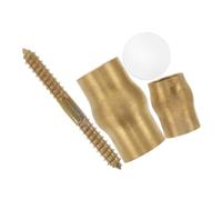 Zerodeko Giunti Per Bastone in Rame Con Puntali Antiscivolo in Ottone Accessori Te Per Bastone Da Passeggio Anziani Resistente e Facile Da Installare Per Sostituzione e Sicurezza Di Cammino