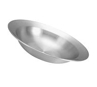 Zerodeko Insalata in Acciaio Inossidabile Argento, Design Superficiale Resistente e Difficile da Piegare, per Picnic e Uso in Cucina