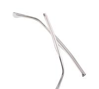 Zerodeko Kit 1 Paio Stanghette di Ricambio per Occhiali in Metallo Trasparente Accessori per Riparazione Aste Occhiali da Sole Parti di Ricambio per Uso Professionale e Personale