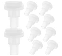 Zerodeko Kit di 10 decalcomanie per fragranze, convertitore universale per | Ugello estrattore per dispenser anti-evaporazione, , strumento per il trasferimento di liquidi per atomizzatore vuoto formato