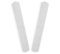 Zerodeko Kit di Pesi per Bodybuilding 2 Pezzi in Metallo Placcato Argento 15x2,5x0,6 Cm Striscia Ponderata Regolabile per Esercizi di Forza e Fitness Giubbotto Zavorrato Adatto a Corsa