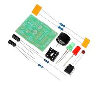 Zerodeko Kit Elettronico Saldatura Fai da Te 3 Pezzi Circuito Timer Ne555 e Doppio LED Lampeggiante, Scheda Didattica per Apprendimento Elettronico e Pratica di Saldatura per Principianti