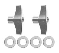 Zerodeko Kit Fissaggi Dado Farfalla in Metallo per Batteria Dadi di Ricambio con Rondelle per Montaggio Pelli e Piatti Accessori Compatibili per Vari Modelli Drum Facile da Installare e