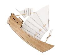 Zerodeko Kit Modello Di Barca a Vela Fai Da Te in Legno Staccabile Per Bambini, Gioco Creativo Di Assemblaggio e Decorazione Artigianale Per Attività Familiari Educative