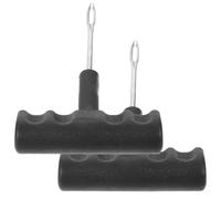 Zerodeko Kit Ripara Gomme 2 Pezzi Ago per Pneumatici Impugnatura a T, Resistente e Portatile, per Auto, Veicoli Industriali, Riparazione Forature