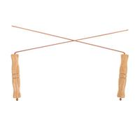 Zerodeko Kit Spirituale 2 Pezzi Bacchette da Rabdomante in Rame 99% con Manico in Legno per La Caccia Ai Fantasmi E La Divinazione