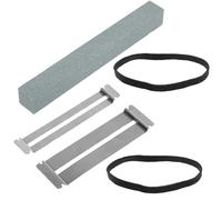 Zerodeko Kit Strumenti per Riparazione Tastiera Chitarra Pietra Abrasiva e Protezioni per Tasti Blocco Levigatura per Manico Elastici per Presa Stabile Manutenzione e Restauro Chitarre