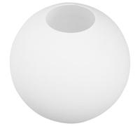 Zerodeko Lamp Shade Frosted Glass- Round Textured Lamp Shade for Chandelier, White Replacement for Home Lighting Decoration 5.11 x 5.11 in