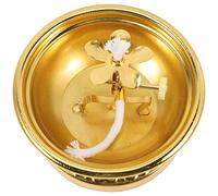 Zerodeko Lampada Ad Olio In Ottone Lampada A Cherosene Lampada Burro Diwali Diyas Supporto Della Lampada Buddha Ghee Diyas Lampada Ad Olio Di Rame Altare Forniture Per