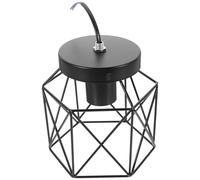 Zerodeko Lampada da Soffitto Decorativa a LED in Ferro Nero Plafoniera per Interni Stile Nordico Luce per Corridoio e Ingresso 1 Pezzo Facile da Installare Resistente e Versatile