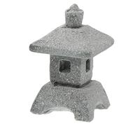 Zerodeko Lanterna di Pietra in Miniatura Statua di Lanterna in Stile Giapponese Mini Accessori da Giardino Zen per Acquario Micro Paesaggio Decorazione da Giardino Bonsai