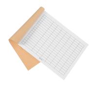 Zerodeko Libro Mastro Contabile Aziendale e Libro di Gestione Dell'inventario a Righe, Quaderno Contabile Pagine a Griglia, Materiale Cartaceo Sicuro, per Ufficio, Magazzino, Scuola e Casa