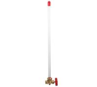 Zerodeko Liquid Level Indicator for Boiler Water Tank Cistern, Sight Level Gauge in plastico da 1/2 Pollice per Fire Pools, Pump Rooms