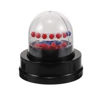 Zerodeko Macchina Mini Lotteria da Tavolo Portatile, Set 1 Nero Plastico | Regole Semplici, per Feste e Giochi da Tavolo, Stimola Interazione Sociale, Valore Educativo