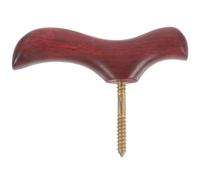 Zerodeko Manico in Legno Marrone per Bastone da Passeggio Pomello Antiscivolo, Supporto Bilanciato e Design Ergonomico, Adatto a Uomini e Donne per Uso Quotidiano