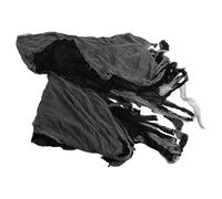 Zerodeko Mantello da Halloween in Garza Cappuccio per Adulti, Costume da Mietitore Realistico e Spaventoso, Facile da Indossare e Trasformazione Rapida per Feste a Tema e Cosplay
