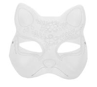 Zerodeko Maschera Forma Non Dipinta per Ragazzo Ragazza Ragazza Maschera Bianca da Te per Decorazioni e Feste