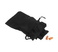 Zerodeko Maschera per Dormire con Copriorecchie, Nero, Set con Tappi | Set con Tappi Orecchie e Borsa, Blocco Luce e Riduzione Rumore, per Viaggio e Riposo