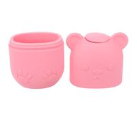Zerodeko Massaggiatore Facciale Ghiaccio in Silicone Riutilizzabile Rosa Per Cura Viso Antirughe Massaggio Occhi Stanchi e Riduzione Occhiaie Trattamento Skincare Quotidiano