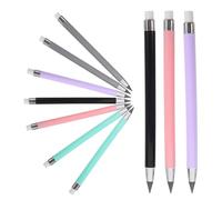 Zerodeko Matite senza Inchiostro 10 Pezzi per Studenti e Principianti, Leggere e Riutilizzabili in Abs, Colori Assortiti per Scrivere e Disegnare Durata Eterna