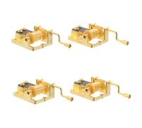 Zerodeko Meccanismo Carillon a Manovella Mini 4 Pezzi Dorato Melodie Città Incantata per Elisa Canone e Storia di Una Ragazza Parti di Ricambio per Carillon Fai da Te e Riparazioni