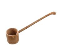 Zerodeko Mestoli in bambù per l'acqua, ideali per il rituale del | Mestolo da bagno in bambù con manico lungo per lavaggio mani, saloni di bellezza e usi cerimoniali.