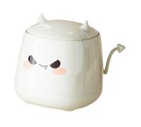 Zerodeko Mini Cestino da Scrivania con Design Demonio Piccolo per Ufficio e Casa per Cucina Camera da e Spazi Desktop