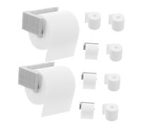 Zerodeko Mini Igienica Dollhouse con Portarotolo Carta Simulazione Accessori Bagno Miniatura per Giochi Creativi e Collezionismo