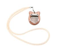 Zerodeko Mini Kalimba Portatile Facile da Usare in Legno con Design Curvo Strumento Musicale a Dita come Regalo Musicale per Principianti e Avanzati