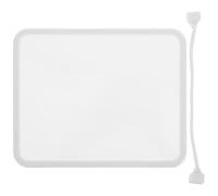 Zerodeko Mini Lavagna Bianca Magnetica Sospesa 17x21,3 Cm Corda Staccabile e Superficie Cancellabile a Secco, Lavagnetta per Appunti e Messaggi, per Arredamento Stanza e Ufficio