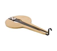 Zerodeko Mongolian Mouth Harp in Metallo, Design Rotondo Oro, per Tecnica di Voce e Suono, Strumento Musicale Etnico per Principianti