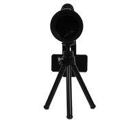 Zerodeko Monoculare 40x60 Nero Compatto in Lega di Alluminio Messa a Fuoco una Mano e Supporto per Smartphone per Fotografia e Osservazione Naturalistica