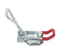 Zerodeko Morsetto Leva per Cassa Rimorchio in Metallo Rivestimento Plastico Rosso, Chiusura Rapida e Resistente per Serratura Sicura di Box e Valigie