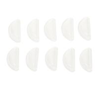 Zerodeko Naselli in Silicone per Occhiali Antiscivolo per Aumentare L'altezza, Morbidi e Comodi, 5 Paia per Montature e Occhiali da Lavoro