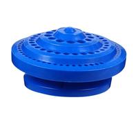 Zerodeko Organizer Attrezzi in Plastica Blu per Strumenti da Lavoro in Pelle, Supporto Rotante a 360 Gradi per Attrezzi da Punzonatura e Artigianato