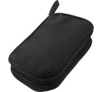 Zerodeko Organizer Elettronico da Viaggio Multifunzione Divisori, Custodia Portacavi e Caricabatterie, Resistente Cerniera Scorrevole, per Accessori e Dispositivi Elettronici, Colore Nero