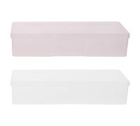 Zerodeko Organizer per Strumenti Manicure 4 Pezzi Coperchio, Custodia Portautensili per Unghie Leggera e Compatta, Contenitore Porta Pennelli Nail Art per Uso Domestico e Professionale