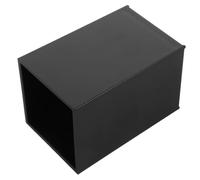Zerodeko Organizer per Unghie Nero in Plastica per Tavolo Manicure | Riduce Disordine della Postazione, Compatibile Pinzette Ciglia, Superficie Liscia