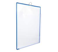 Zerodeko Organizzatore di Cartelle Sospese A4 in Plastica Trasparente da Parete, Portadocumenti Multifunzione Tasca per Ufficio, Custodia Porta File Pratica per Documenti e Riviste