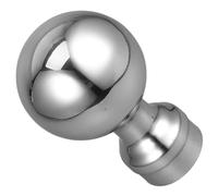 Zerodeko Ornamento per Puntale Bandiera in Acciaio Inox 304, Sfera Integrata per Corrimano Scale e Cappucci per Pali di Recinzione, Accessorio Resistente e Versatile per Esterni