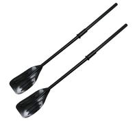 Zerodeko Pagaia Staccabile 2 Pezzi/Set in PVC per Kayak Nera | Remi per Canotto, Accessori Canoa, Profilo Portatile, Presa Confortevole