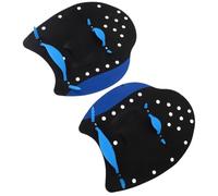 Zerodeko Pagaie Manuali da Nuoto per Allenamento, Taglia, 1 Paio Blu | PP e Silicone, Mantengono la Mano Aperta, Feedback Tecnico, per Stile e Dorso