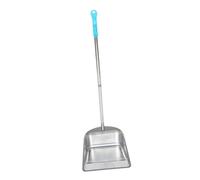 Zerodeko pala per rifiuti in acciaio inox alzare le palette pattumiera per garage Strumento di cantiere pattumiera in metallo Strumenti di paesaggio spazzatrice Acciaio inossidabile Argento