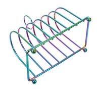 Zerodeko Pane e Tostapane Acciaio Inossidabile Multifunzionale per Cucina e Libreria per Fette Pane e Organizzatore Libri Design