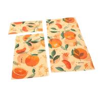 Zerodeko Panni di Cera D'api per Alimenti Riutilizzabili, Panno Cerato Naturale Ecologico, Conservazione Alimentare Prolungata Fino a 7 Giorni, Set 3 Fogli per Cucina Sostenibile Familiare